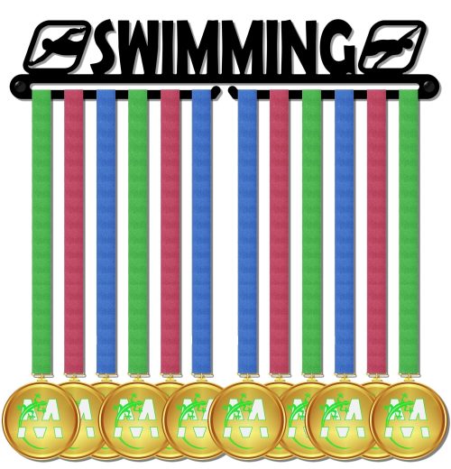 Sports Medal Holder - SWIMMING design